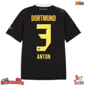 Borussia Dortmund Waldemar Anton #3 Replica Away Stadium Shirt 2026-27 Short Sleeve